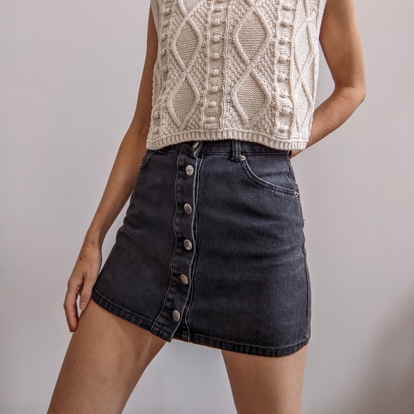 Forever 21 Denim Mini Skirt - Picture 3 of 9